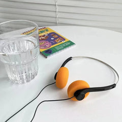 3.5mm Universal Headphone Music MP3 Retro Portable Wired Headset Sports Fashion Noise Cancelling Headphones Helmet For Laptop PC