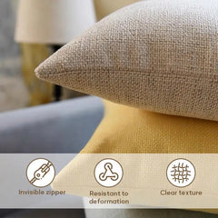 Brand B-BOY LONDON Cushion Cover Natural Linen Organic Fabric Double-Sided Printing Sofa Home Decor Breathable Environmentally