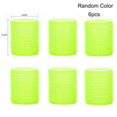 Hair Rollers Self Grip Hook Hair Curlers Heatless Roller Salon Dressing Curlers Jumbo Size Sticky Hair Styling Tools
