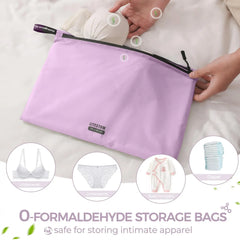 Ultralight Travel Packing Organizers Waterproof Nylon Zipper Pouch Luggage Suitcase Storage Bag for Clothes Cosmetics Toiletries