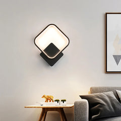 Modern LED Wall Lamp Round Light Aluminium Home Decor For Bedside Living Room Hallway Study Starway Wall Sconce Lighting Fixture