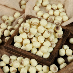 10pcs 1:1Realistic Dried White Lotus Seeds Fake Natural Dry Fruit Decor for DIY Crafts Home Display Photography Props Zen Decor