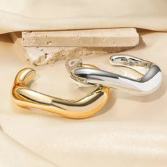 Exaggerated Irregular Cuff Bracelet – Hip Hop Rock Style