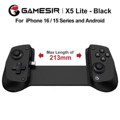 Gamesir X5 Lite Controller for Mobile gaming Smartphone phone Gamepad Compatible Android and IOS Hall Effect Sticks Type-C