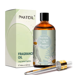 PHATOIL 100ml Fragrance Oil Coconut & Vanilla Bubble Gum Sea Breeze White Musk Aroma Fragrance Oils For Candles Soap Making