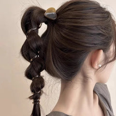 Vintage Heart Ball Elastic Headband – Women’s Hair Tie Scrunchie