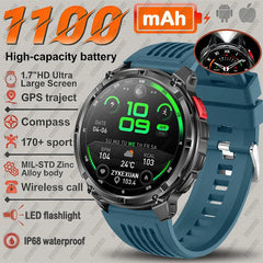 New T-Rex3 Ultra 1100mAh Battery Smart Watch GPS Track Compass IP69K Waterproof Sports tracker Outdoors Military Smartwatches