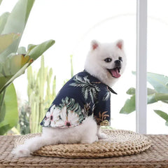 Hawaiian Style Pet Dog Clothe Summer SandBeach Dog Shirts for Small Medium Dogs Puppy Cat Clothing Ropa Perro Pug French Bulldog Pet Shop Pet Clothing