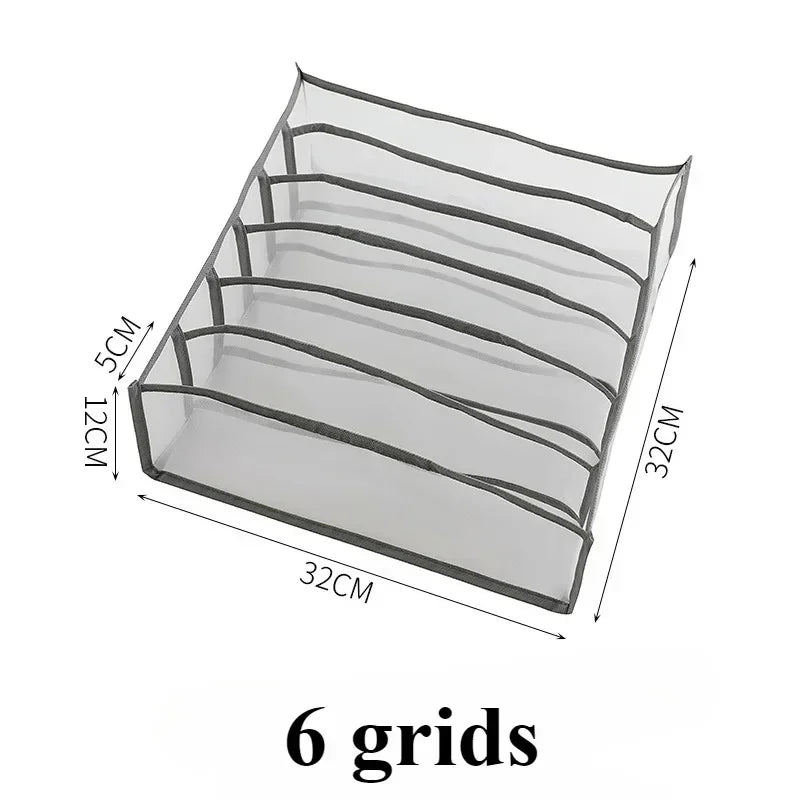 Foldable Non-Woven Drawer Organiser with 6 or 11 Grids – additional product image