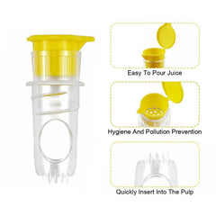 Manual Lemon Juicer Portable Mini Lemon Squeezer Citrus Juicer Reamer Hand Held Easy Juicer for Lemon Orange Limes Citrus