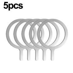 2024 Stainless Steel Universal Magnetic Metal Plate Ring For Magsafe Wireless Charger Iron Sheet Sticker Magnet Car Phone Holder