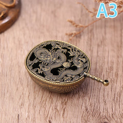 Antique Style Lamp Metal Incense Burner Scented Unscented Candle Holder Home Decor Gift Arabic Incense Burner
