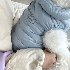 Fashion Solid Dog Clothes Soft Warm Dog Jacket Winter Puppy Vest Coat Waterproof Cat Down Jacket Pet Costumes Pet Shop Pet Clothing
