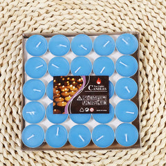 50pcs gift box candlelight small candles create a festive atmosphere. Small candlesticks, smokeless and odorless