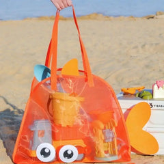 New New Travel  Children's Cartoon Toy Storage Bag Swimsuit Storage Bag Big Eye Handheld Toiletry Bag
