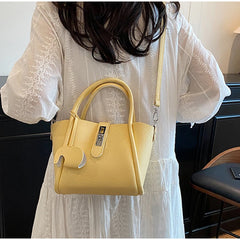 Fashion Leather Tote Bag – Versatile Casual Commuter Bag