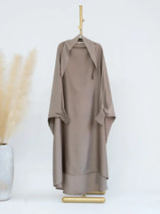 Ramadan Muslim Dress Girls Kids Prayer Garment Hijab Dress Child Hooded Abaya Full Cover Niqab Islam Dubai Eid Robe 2026 Jilbab