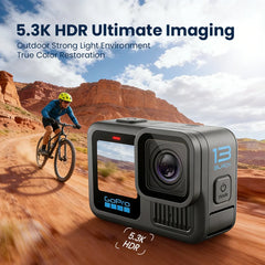 GoPro HERO 13 Black Action Camera HyperSmooth6.0 5.3K 60fps Video 27MP Go Pro13 helmet Vlog Sport Camera