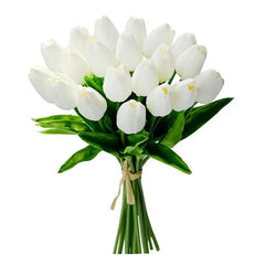 3/5PCS Artificial Flowers Real Touch Tulip Scrapbooking Vases Home Decor Wedding Garden Rose Arch Garland  Mother's Day Bouquets Home Decor, Plants & flowers