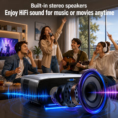 4000 ANSI 4K UHD Video Projector Android 14 Google TV Daytime Native 1080P Wifi Auto Focus Tof Home Theater Beamer For Movie