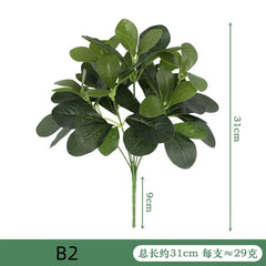Fake Plant Home Living Room Decor Simulation Green Eucalyptus Leaves Jungle Arrangement Flower Arrangement Accessories