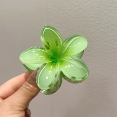Bohemian Floral Hair Claw Clip – Hawaiian Beach Style