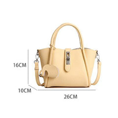 Fashion Leather Tote Bag – Versatile Casual Commuter Bag