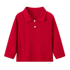 1/2/3 Pcs Children's Solid Color POLO Shirt Boy Handsome Fashion Sports T-shirt Girl Lapel Casual And Comfortable Short Sleeves