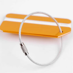 Airplane shape Travel Accessories Creative Luggage Tag Baggage Name Tags Aluminium Alloy Luggage Tags Boarding Label Tag
