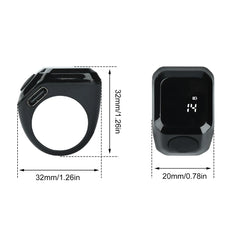 Smart App Ring Counter OLED Digital Display Bluetooth Counter Time Reminder Wearable Prayer Bead Counter