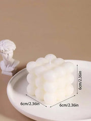 1pc Creative Ball-Shaped Soy Wax Magic Cube Aromatherapy Candle, High-End Wedding Favor Gift, Handmade Decorative Object Home Decor