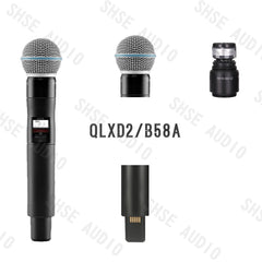 Qlxd B58 Headband Lavalier Professional Wireless Microphone Set Stable Transmission Suitable for Stage Performance Equipment