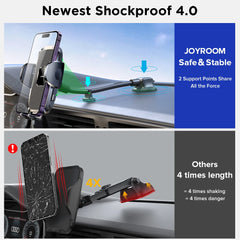 Joyroom 360° Long Arm Car Phone Holder Universal Air Vent GPS Stand Rotating Dashboard Mobile Cell Support For iPhone Samsung