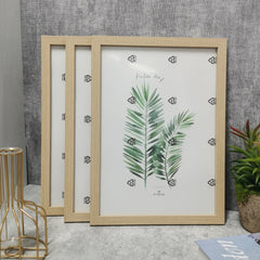 3PCS Wooden Photo Frames Set – Wall & Stand Display (10x15–A4) Home Decor
