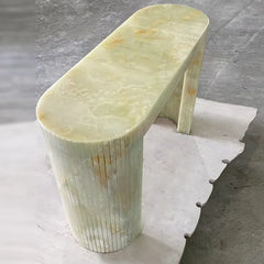 Luxury Modern Calacatta Viola Marble Slim Console Table Living Room Furniture Marble Top Console Table Hallway Entryway Entry Extendable