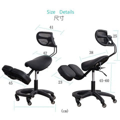 Ergonomic Kneeling Chair Stool Home Office Chair Improve Body Sitting Posture Knee Computer Chairs Seat W/ Wheels Student Adult Office Furniture