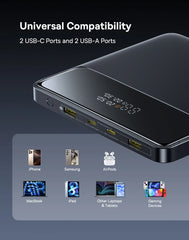 Baseus 100W Power Bank 20000mAh Capacity PD Fast Charging Battery Charger Powerbank For Laptops MacBook iPhone Samsung Xiaomi