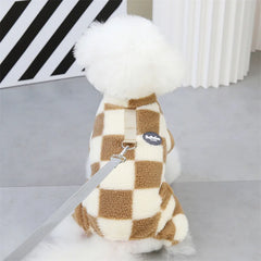 Winter Warm Fleece Pet Dog Jumpsuit for Small Medium Dogs Puppy Cat Pajamas Coat Chihuahua Clothes Pets Costume Yorkie Outfits