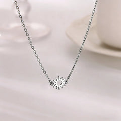 316L Stainless Steel Multilayer Heart Necklace Girls Goth Gold Color Clavicle Chain Charm Choker Jewelry Birthday Gift