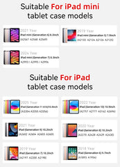 For iPad Backlight Keyboard Case For iPad 10.2 9 8 7th Gen iPad 10th Air 3 10.5 Pro Air 4th 5th 10.9 Pro 11 12.9 9.7 5 6th Cover