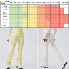 Cloud Hide SEXY Sports Leggings Plus Size Long Yoga Pants XL Women Gym Fitness Running Flared Trousers High Waist Workout Tights