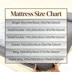 Ultrasonic Quilted Queen Fitted Sheet Waterproof King Mattress Protector with Elastic Band Anti-Mite Soft Breathable Bed Cover
