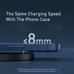 Baseus 15W Wireless Chargers For iPhone 16 15 14 Samsung LED Display Desktop Wireless Charging Pad For Airpods Fast Charger