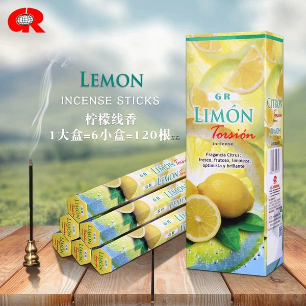 T68 20Pcs India Incense Sticks - Handmade Sandalwood/Lavender/Lemon Aromatherapy Sticks for Meditation