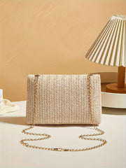 Woven Straw Handwoven Women's Shoulder Bag