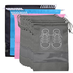 5/3/1pcs Shoes Storage Bags Closet Organizer Non-woven Travel Portable Bag Waterproof Pocket Clothing Classified Hanging Bag