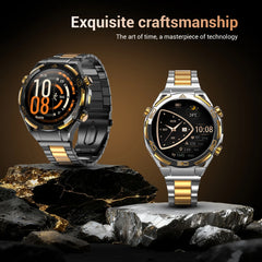 Smartwatch 1.43-inch AMOLED Display 900mAH Battery 45Days Standby Bluetooth 5.3 with Flashlight Men‘s Smart Watch, W90 PRO