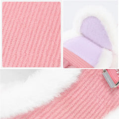 Winter Warm Chihuahua Dog Harness with Fur Walking Pet Harnesses and Leash Set for Small Dogs Puppy Yorkies mascotas Accessories Pet Shop