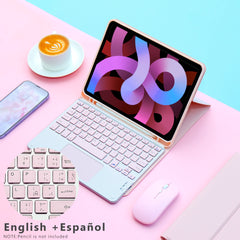 Magic Keyboard Wireless Mouse For iPad 9th Generation Case A16 iPad 10.2 7th 8th Cover iPad Pro 11 M4 Air M3 10th Air 5/4 Funda