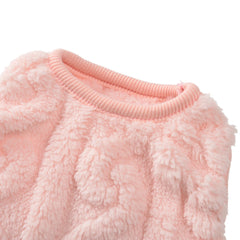 Cute Warm Cat Clothes Autumn Winter Fleece Sweater For Small Cats Dog Apparel Kitten Puppy Pullover Pet Sphynx Christmas Costume